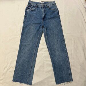 Zara The 90s Full Length Jeans medium wash
